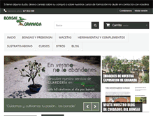 Tablet Screenshot of bonsaigranada.com